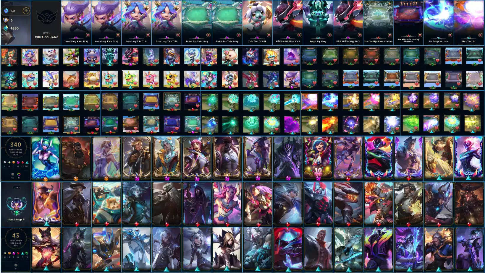 LOL TFT VIP Dư 6 Huy Chương Unlrank All - Rất Nhiều Khung Đẹp 340 Skin - Lv 265- Full Tướng - Nhiều Hàng Hiệu Đa Sắc 43 - Còn Đổi Tên TFT - TFT VIP Như Ảnh Thông Tin Hỗ Trợ Đầy Đủ - Bảo Hành 100%